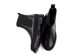 Angulus sort støvlette med elastik